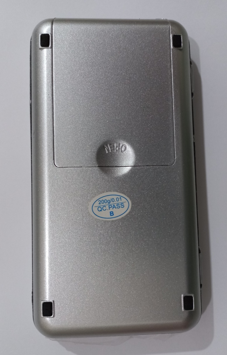 ترازو دیجیتال جیبی مدل MH_200 با دقت یک صدم ۰/۰۱ یا ( سه صفر )