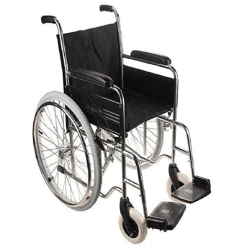 ویلچر ساده ایران بهکار مدل ۷۰۳ آبکرم چرخ عقب بادی