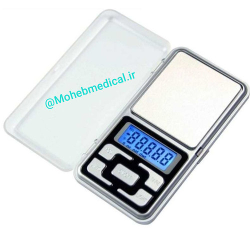 ترازو دیجیتال جیبی مدل MH_200 با دقت یک صدم ۰/۰۱ یا ( سه صفر )